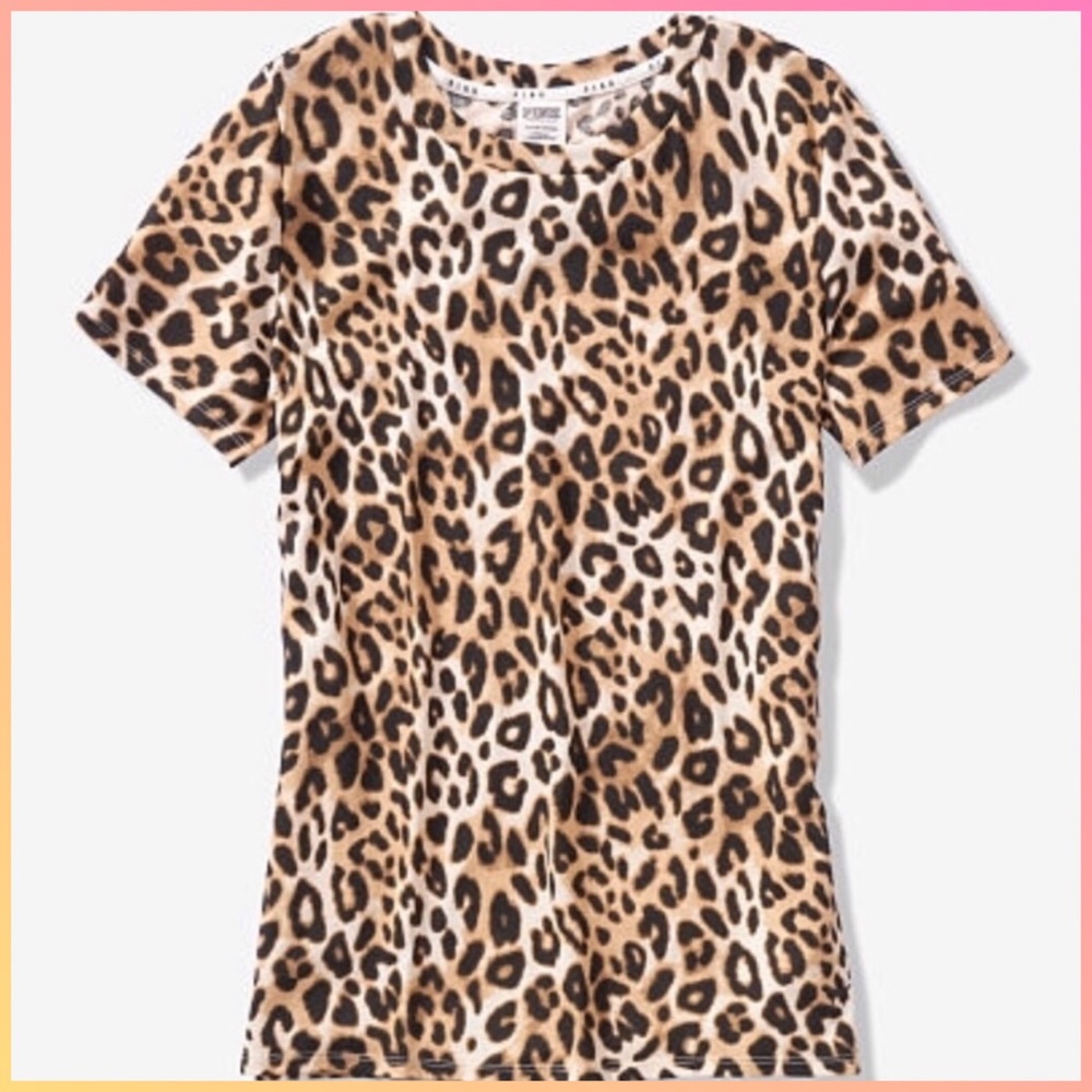 VS PINK Leopard Colorblock Set - Picture 12 of 14